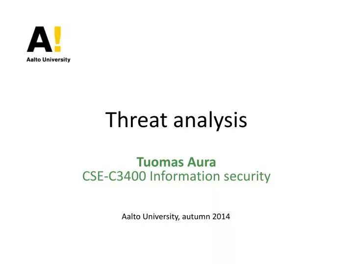 threat analysis