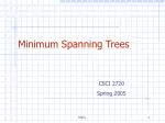 Minimum Spanning Trees - slide 1