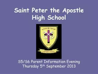 Saint Peter the Apostle High School