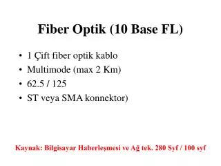 Fiber Optik (10 Base FL)