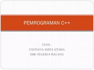pemrograman c