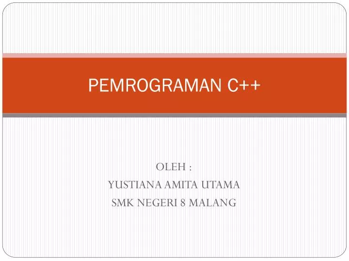 pemrograman c