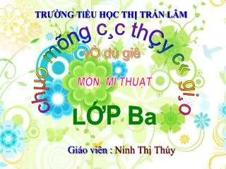 tr ng ti u h c th tr n l m