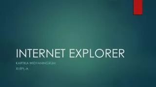 internet explorer