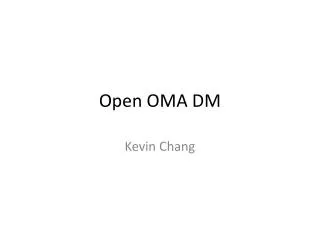 Open OMA DM