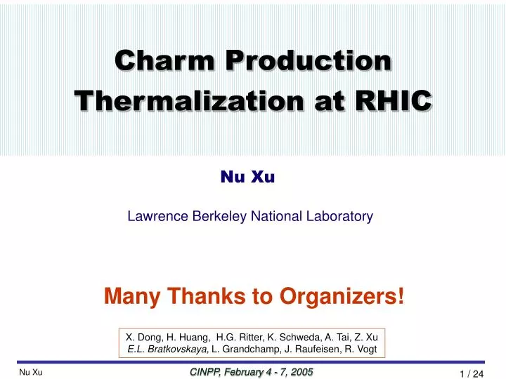 charm production thermalization at rhic