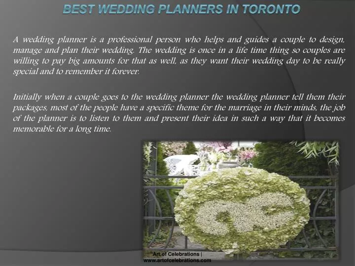 best wedding planners in toronto