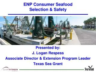 ENP Consumer Seafood Selection &amp; Safety