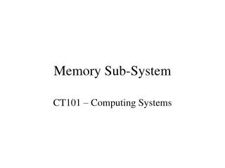 Memory Sub-System