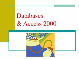 Databases &amp; Access 2000