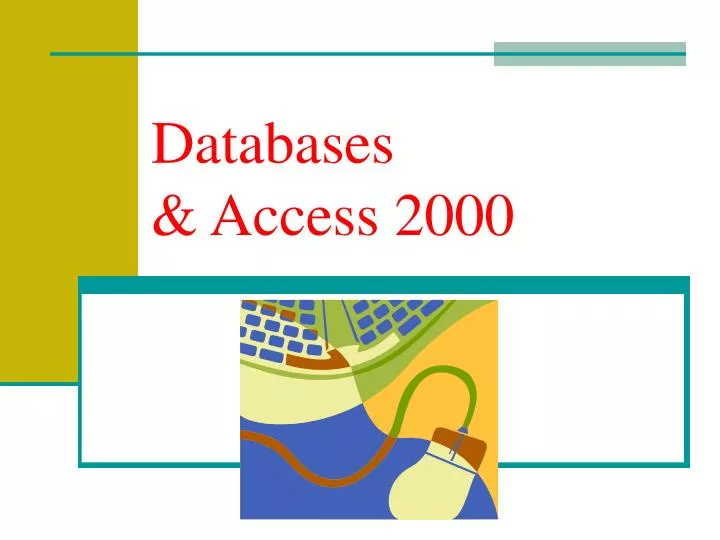 databases access 2000