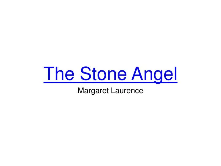 the stone angel