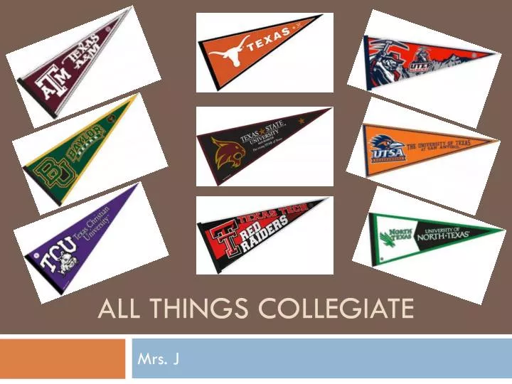 all things collegiate