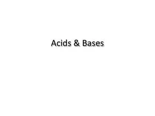 acids bases