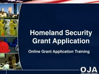 Homeland Security Grant Application