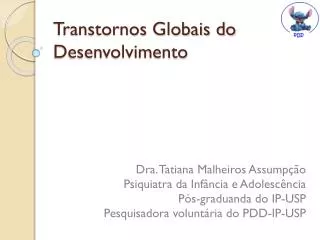 transtornos globais do desenvolvimento