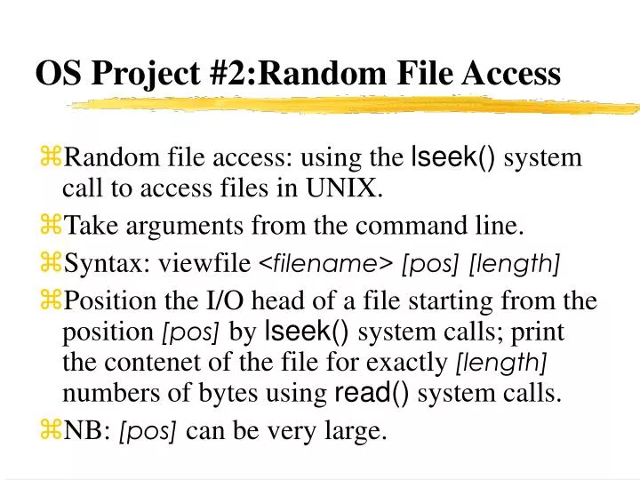 os project 2 random file access