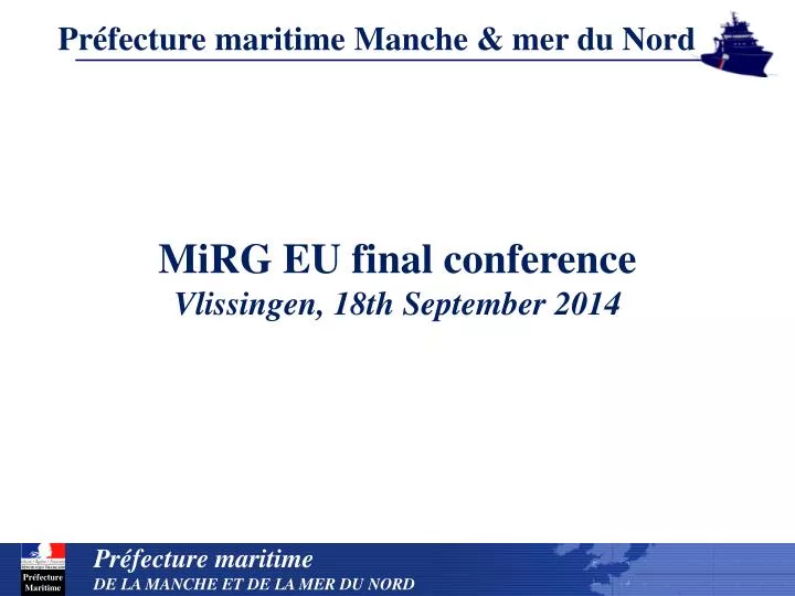mirg eu final conference vlissingen 18th september 2014