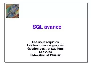 sql avanc