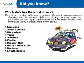 did you know
