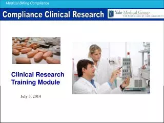 Clinical Research Training Module