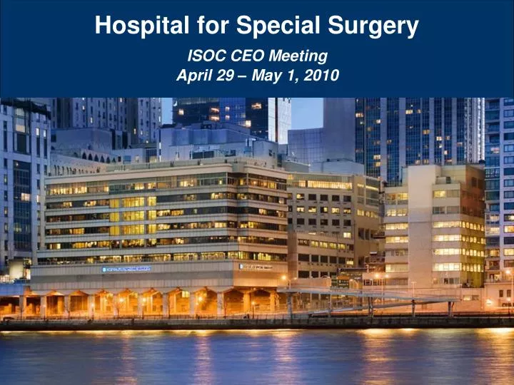 hospital for special surgery