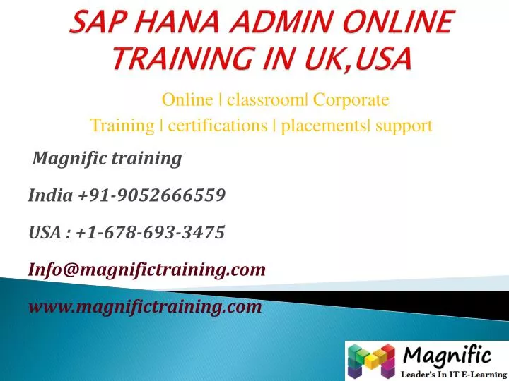 sap hana admin online training in uk usa