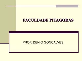faculdade pitagoras