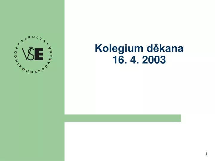 kolegium d kana 16 4 2003