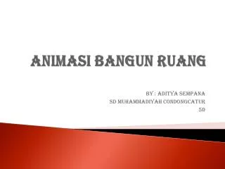 animasi bangun ruang