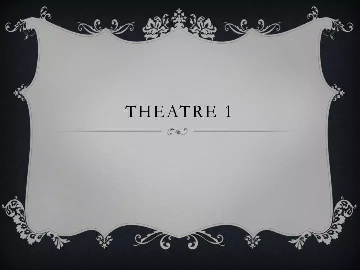 theatre 1