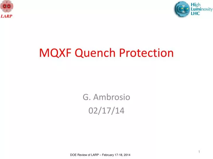 mqxf quench protection