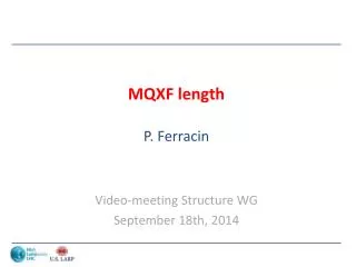 MQXF length