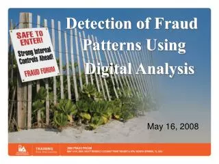 Detection of Fraud