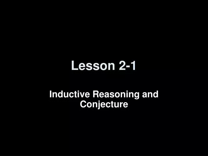 lesson 2 1