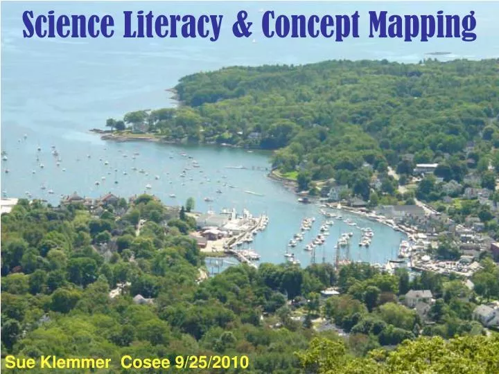 science literacy concept mapping