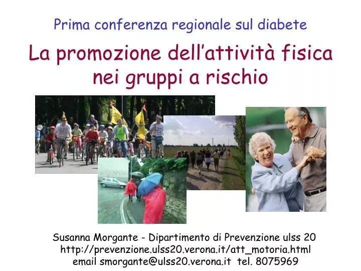 prima conferenza regionale sul diabete