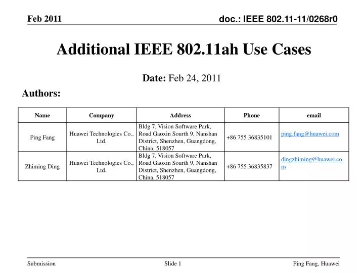 additional ieee 802 11ah use cases