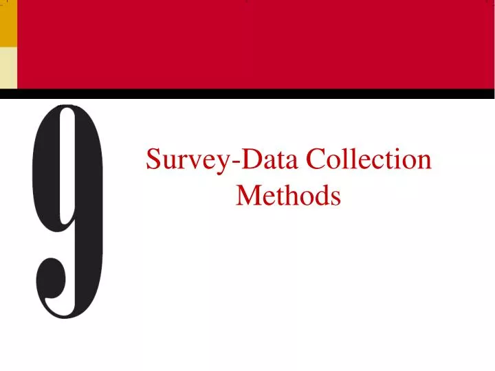 survey data collection methods