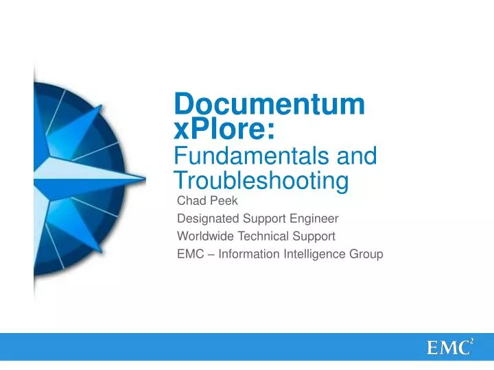documentum xplore fundamentals and troubleshooting