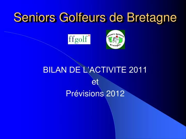 seniors golfeurs de bretagne