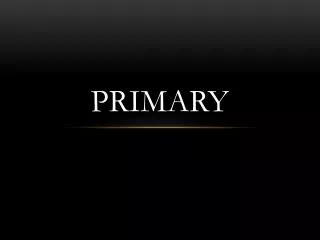 primary