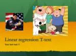 Linear regression T-test - slide 1