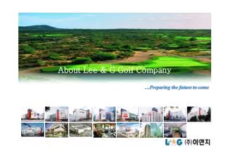About Lee &amp; G Golf Company