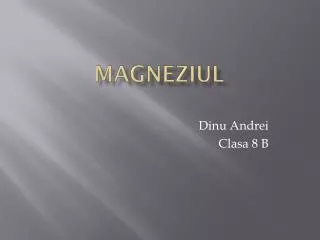 magneziul