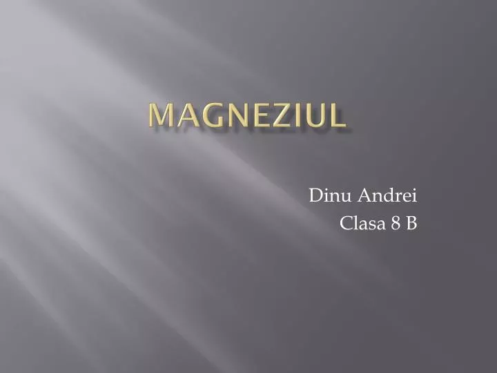 magneziul