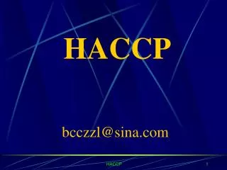 haccp