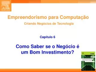 empreendorismo para computa o criando neg cios de tecnologia