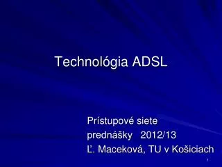 technol gia adsl