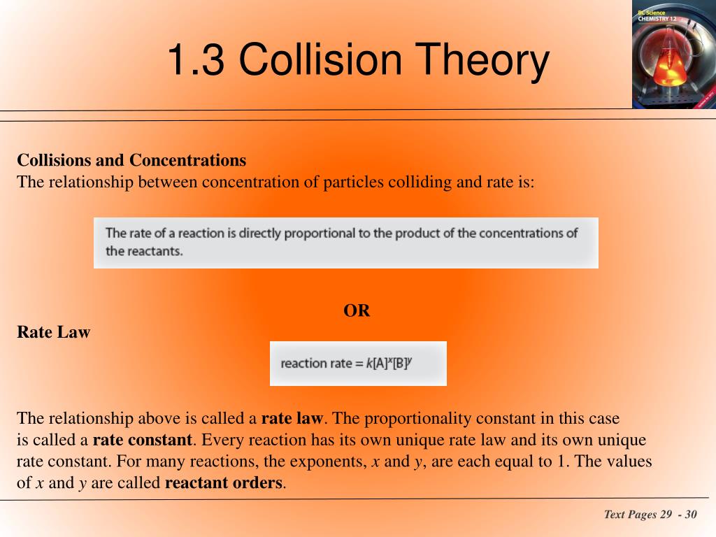PPT - 1.3 Collision Theory PowerPoint Presentation, free download - ID ...